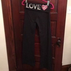 Victoria’s Secret sequin flare yoga pant